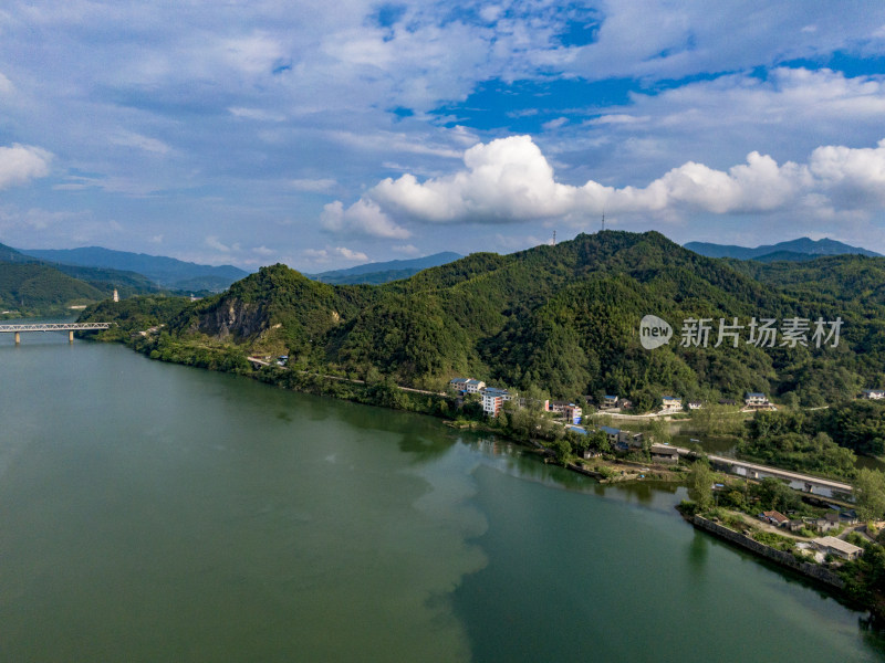 湖南黔阳古城4A景区航拍