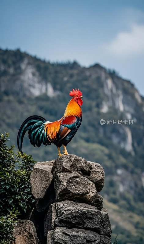 美食宣传片跑山鸡大公鸡