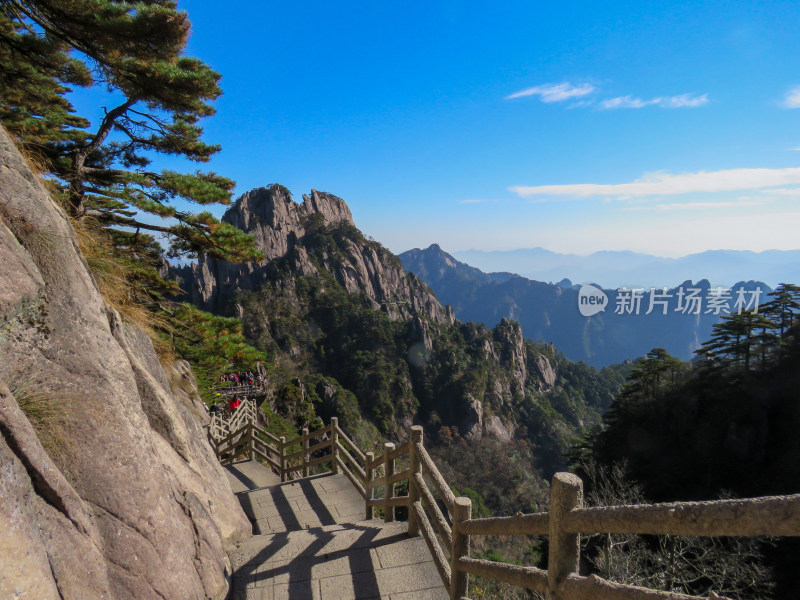 中国安徽黄山旅游风光