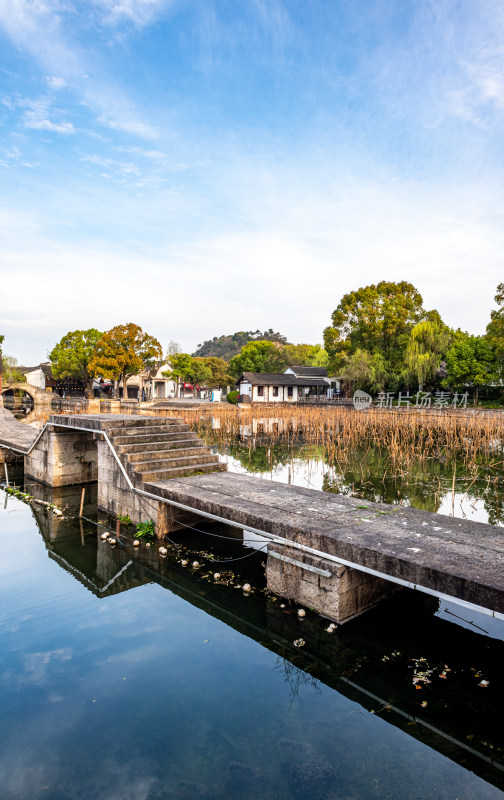 浙江绍兴柯桥柯岩鉴湖景区景点景观