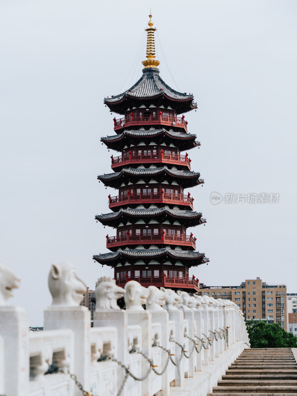 菏泽曹州古城永安塔