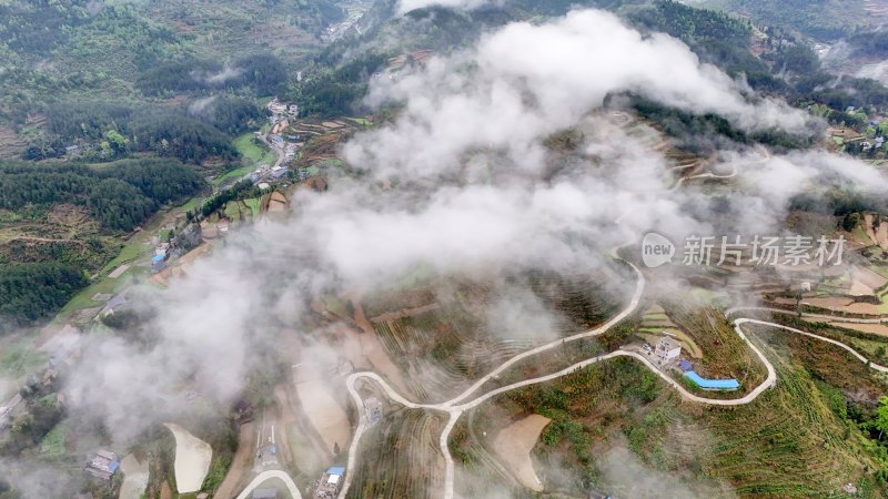 重庆酉阳：青山雾漫别样美