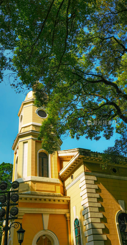 广州市沙面景区的欧式建筑