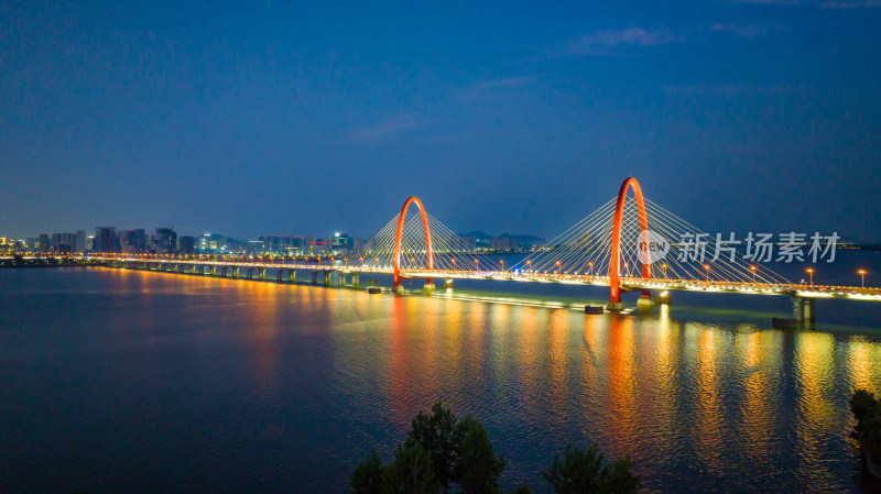 杭州之江大桥夜景