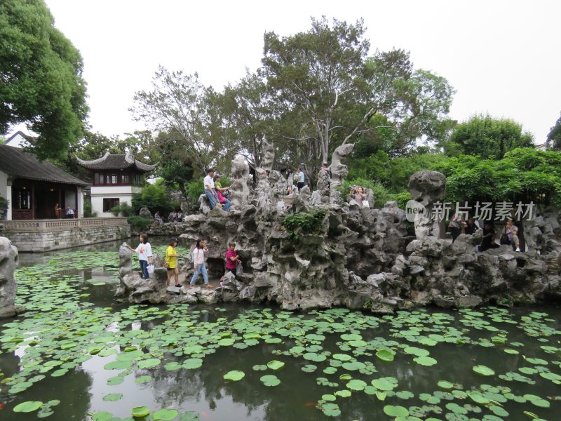 浙江苏州狮子林风景