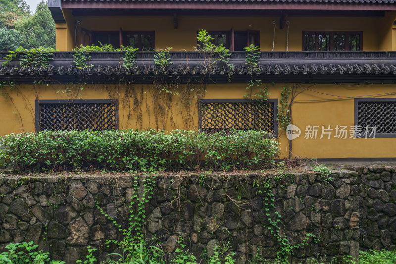 杭州西湖三天竺法镜寺古建筑风景