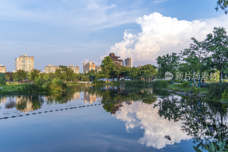 武汉武昌区紫阳公园风景