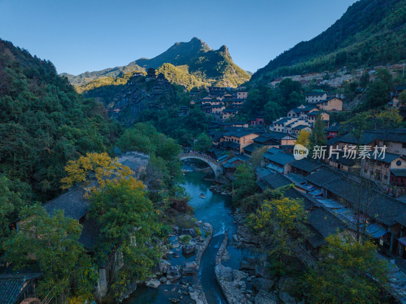 江西上饶市望仙谷旅游度假区仙侠世界风光