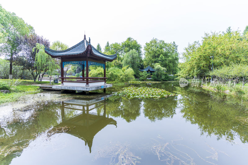 武汉汉阳月湖风景区风光