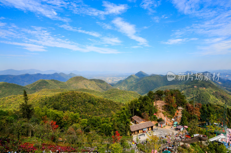 湖北黄石仙岛湖生态旅游景区，天空之城景区