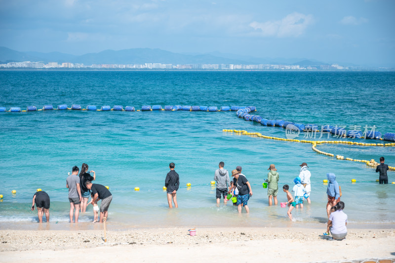 海南三亚西岛风景区游客旅游治愈唯美镜头