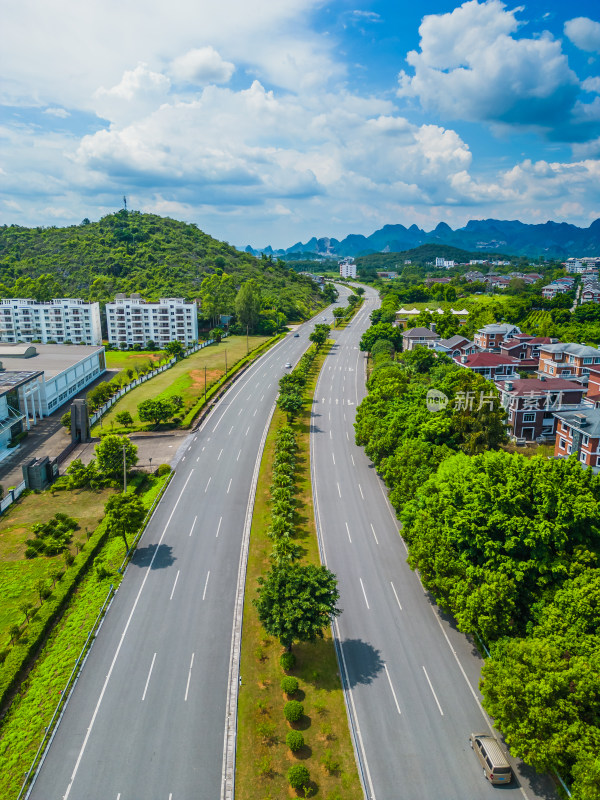 广西桂林的桂竹路交通