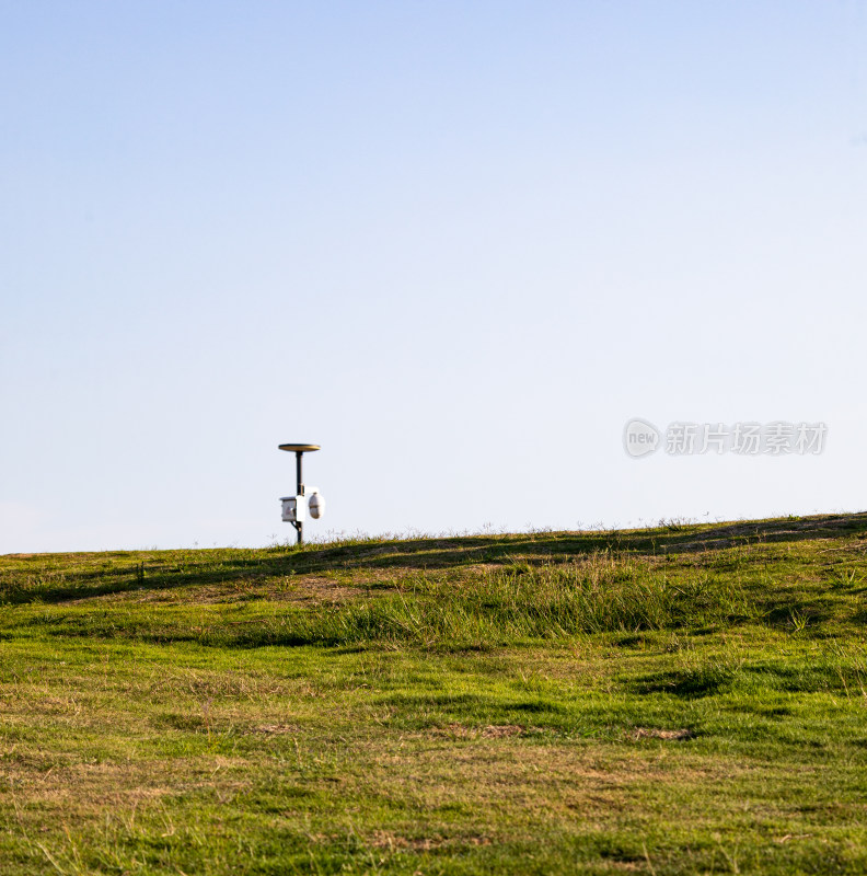 山东青岛海之恋公园海滨草坡草坪