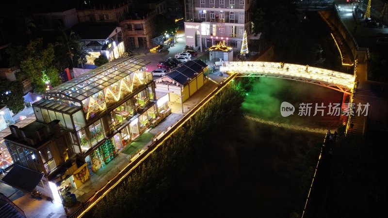 广东东莞：清溪圩夜景