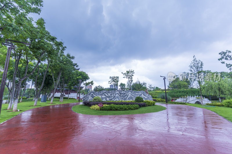 武汉武昌区紫阳公园风景