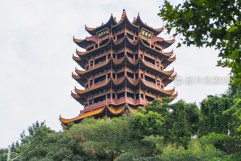 武汉黄鹤楼特写