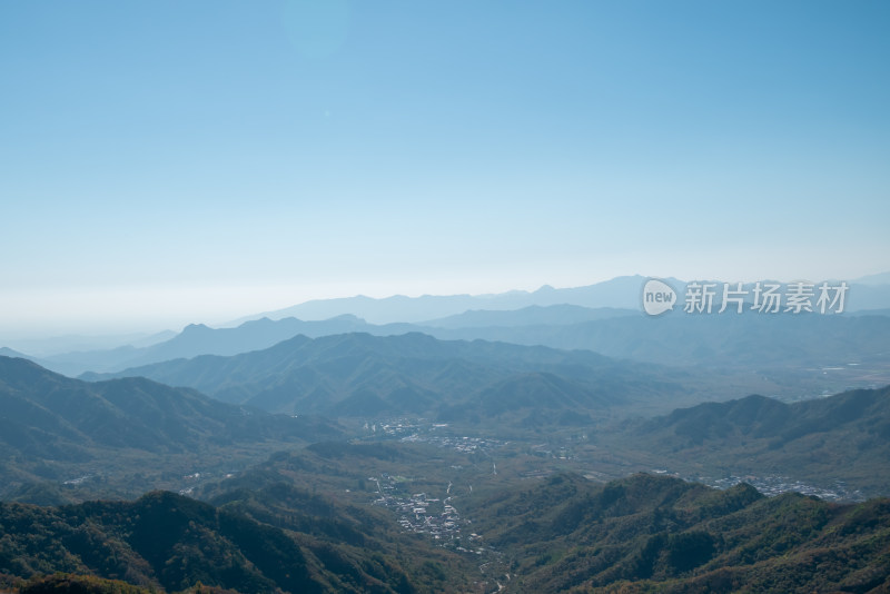 北京，慕田峪长城秋景