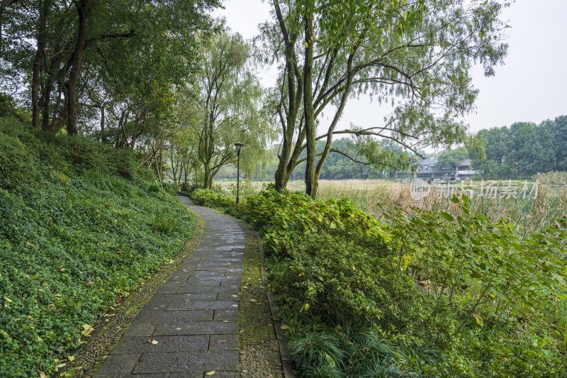 杭州三台山乌龟潭风景