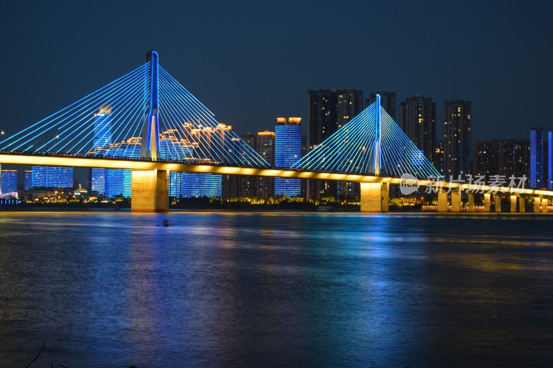 长沙城市天际线夜景