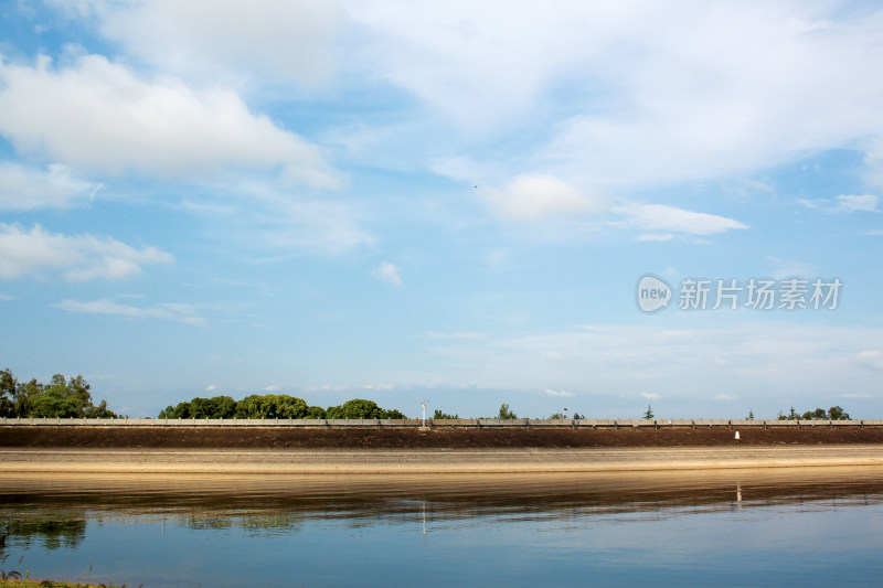 风景湖泊天空三岔湖