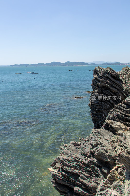 大连金石滩滨海国家地质公园奇石千层饼