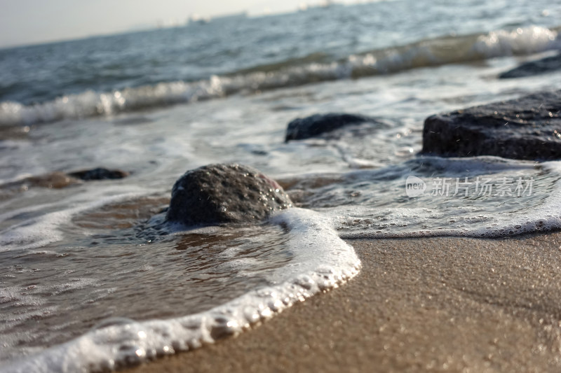 沙滩海浪