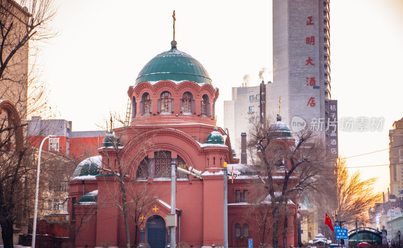 哈尔滨东正教堂（圣母帡幪教堂）建筑外部