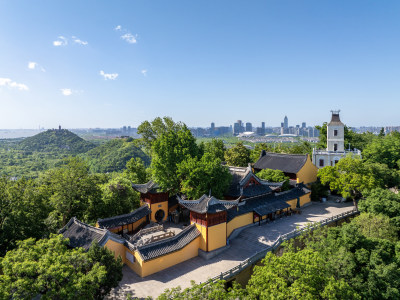 南通五山风景区南通狼山剑山军山