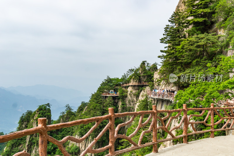 河南洛阳市栾川县5A景区老君山十里画廊景观