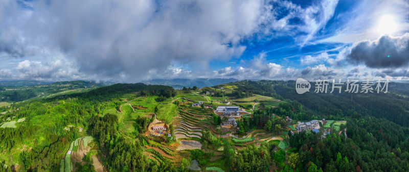 万亩茶园产业园区全景