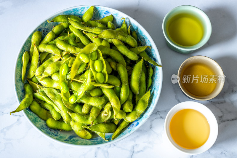 毛豆水煮青豆食物