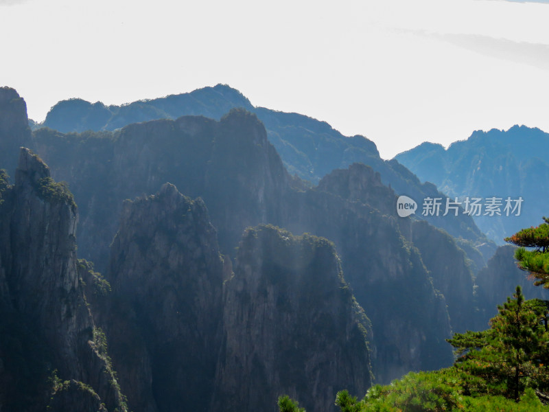 中国安徽黄山旅游风光