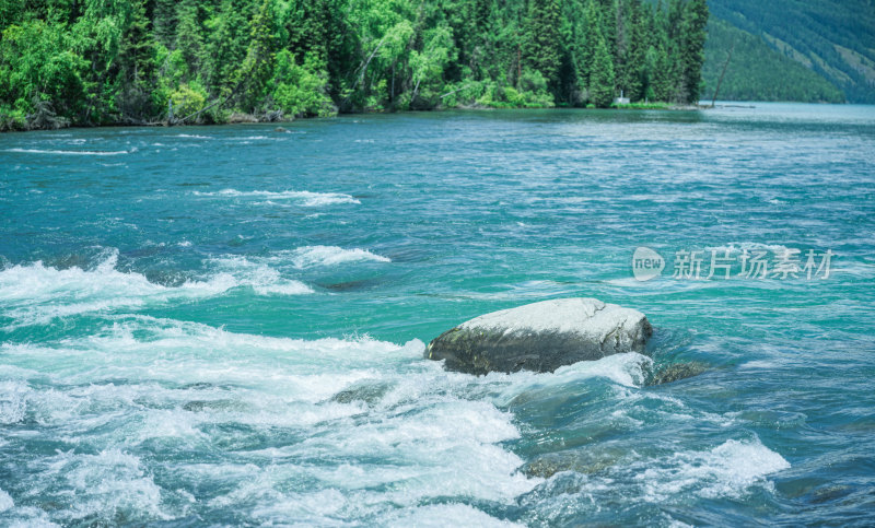 新疆阿勒泰喀纳斯湖景区