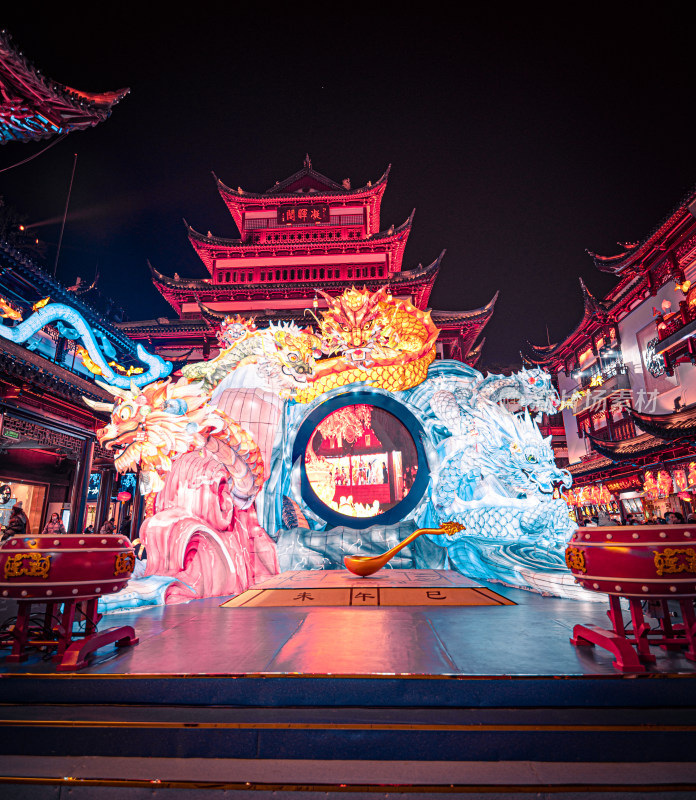 上海豫园城隍庙龙年花灯灯会