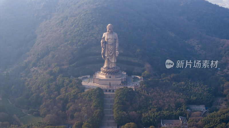 无锡灵山胜境灵山大佛航拍