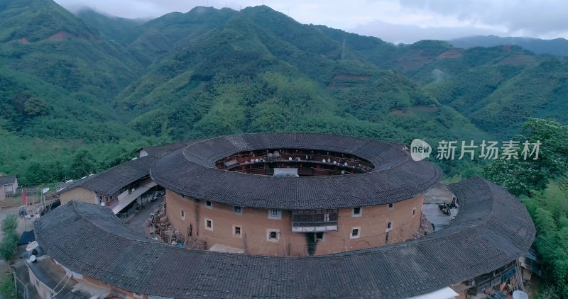 福建南靖土楼航拍