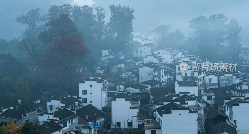 江西婺源石城秋景