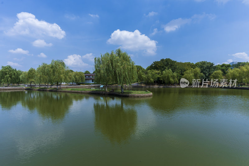 武汉蔡甸汤湖公园生态园林风景