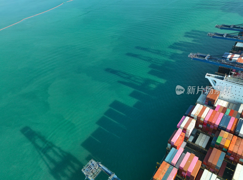 深圳市盐田区盐田港国际集装箱码头航拍