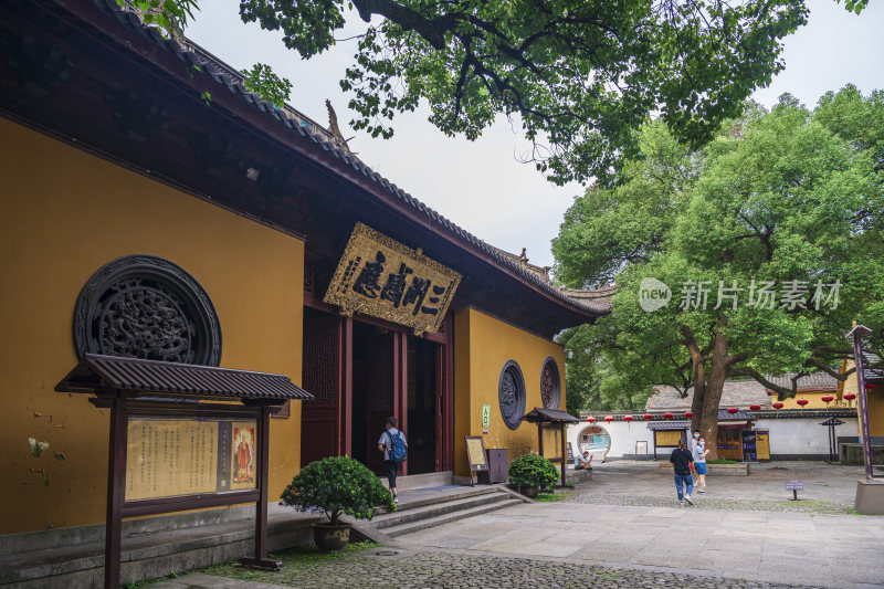 杭州西湖净慈寺建筑风景