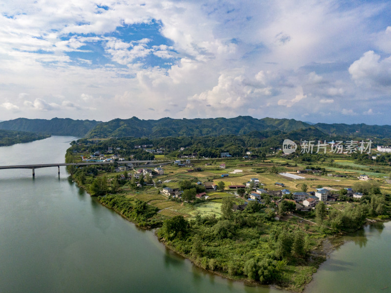 湖南黔阳古城4A景区航拍