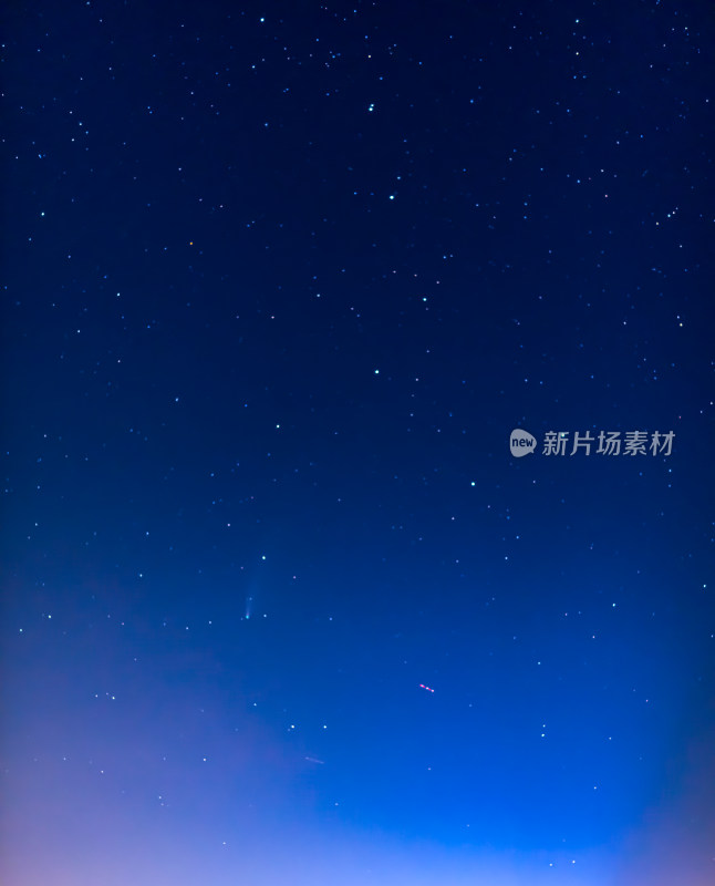 夏日星空乡村自然天文景观