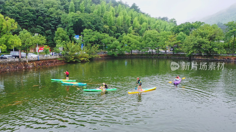 湖州莫干山劳岭水库皮划艇