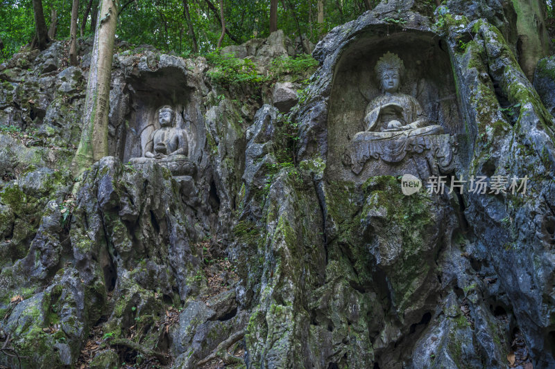 杭州灵隐寺飞来峰造像