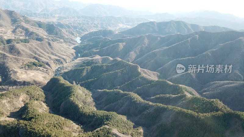 航拍金山岭长城