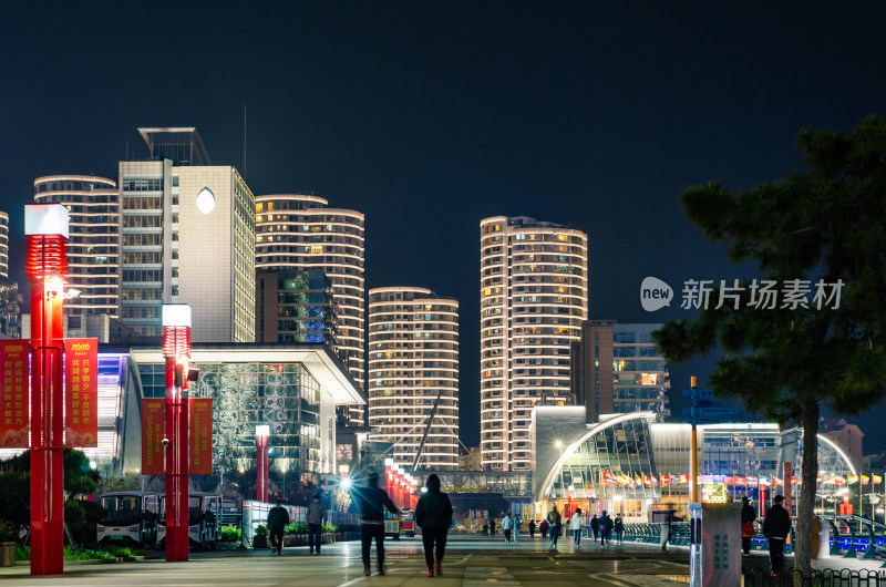 青岛市中心城市夜景