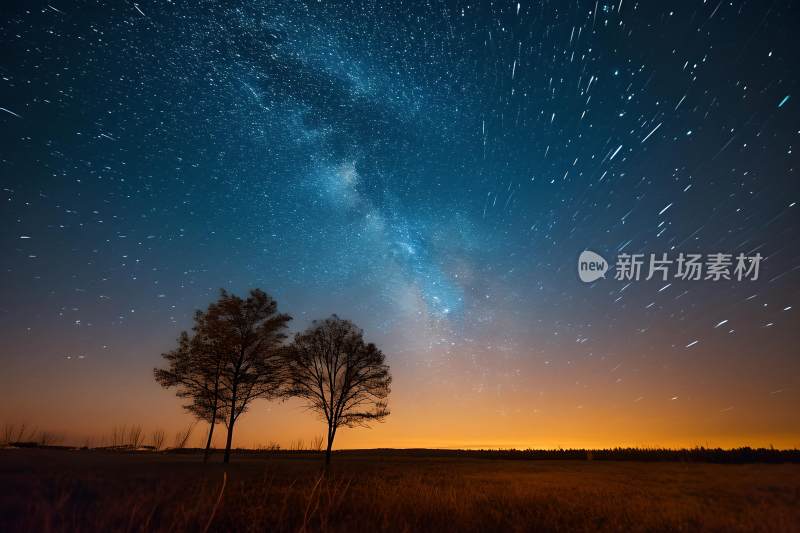 星空背景壁纸夜晚天空