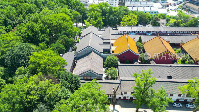 航拍湖南衡阳南岳大庙5A景区