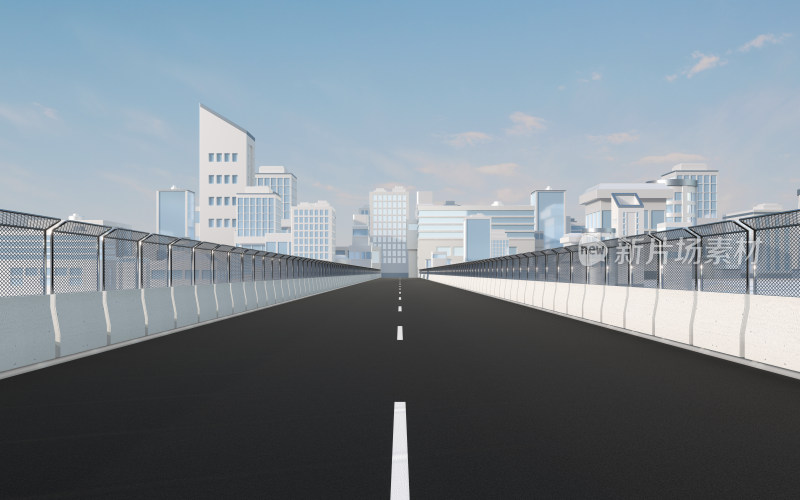 城市与道路 3D渲染