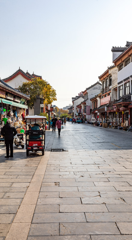 济宁竹竿巷中式风格街道景象景观